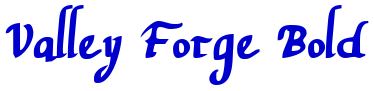 Valley Forge Bold 字体